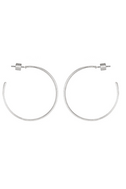 Must Have Hoops Silver, Large