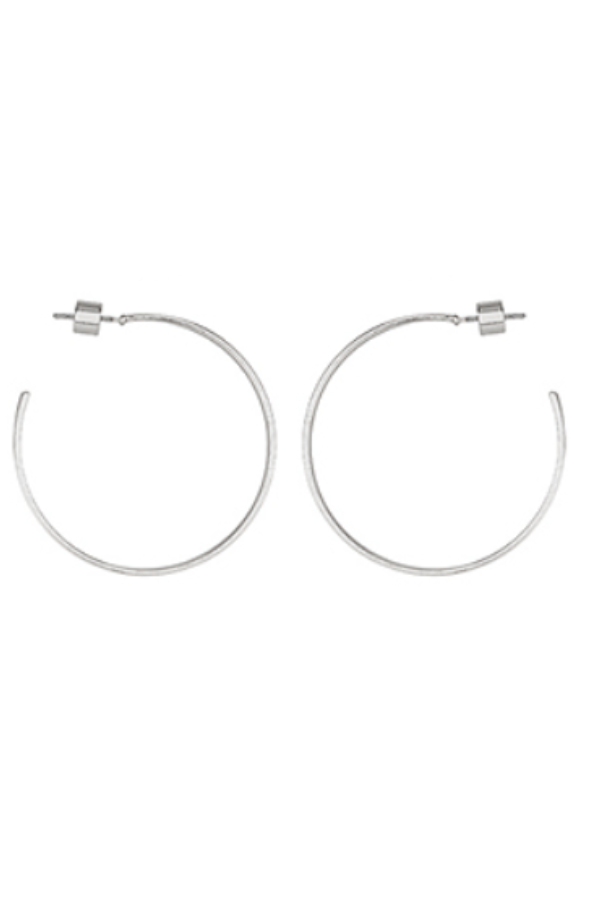 Must Have Hoops Silver, Large
