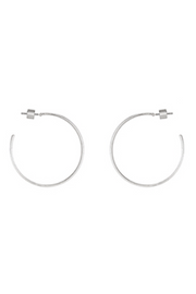 Must Have Hoops Silver, Medium