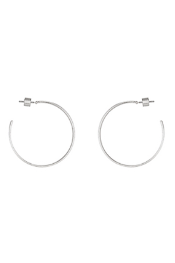 Must Have Hoops Silver, Medium