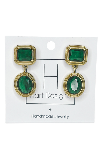 Glow Green Earrings