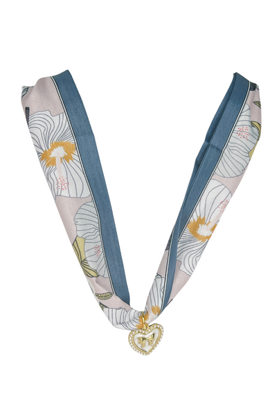Pastel Bow Heart Necklace