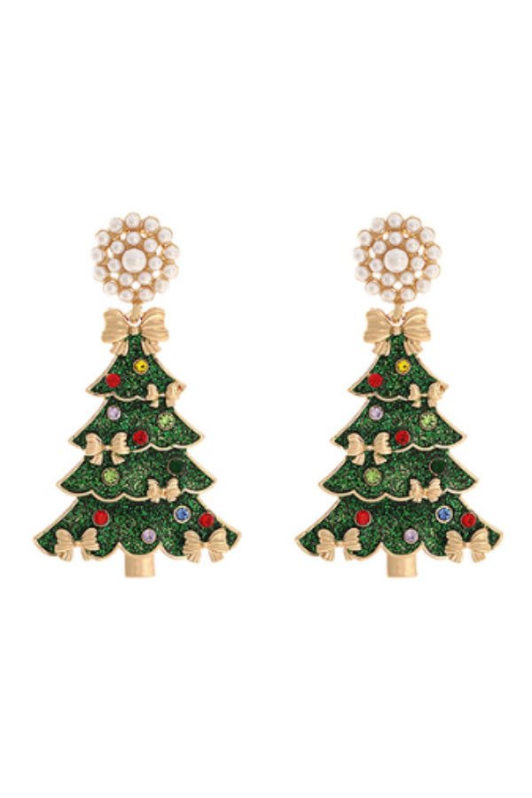 Christmas Tree & Pearl, Green