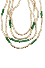 Imperial Green Layered Necklace
