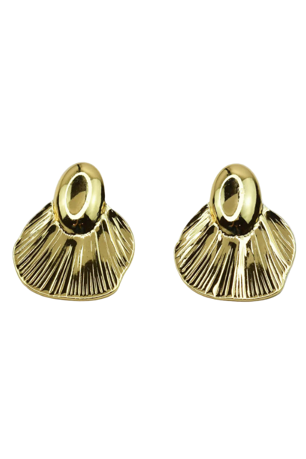 Golden Fanfare Earrings