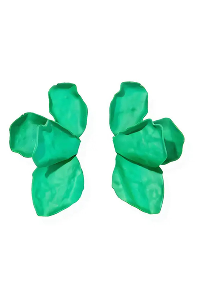 Eden Earrings, Green