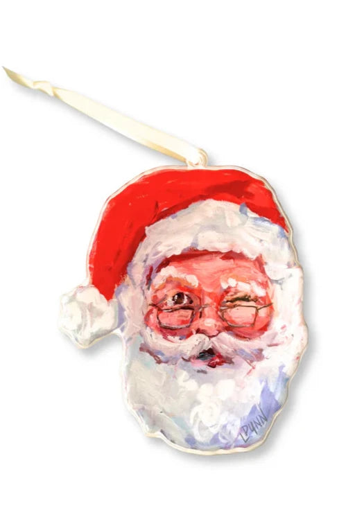 Naughty or Nice Santa Ornament