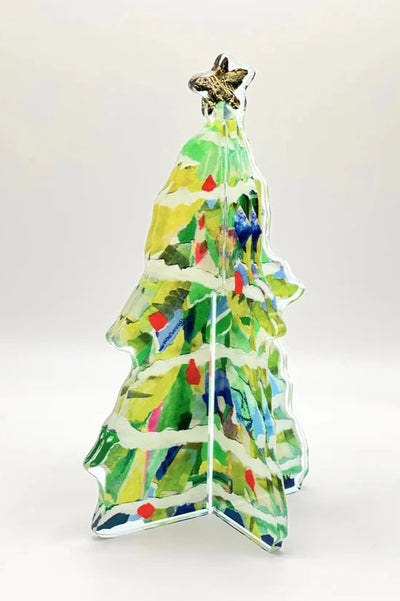 3-D Adorned Christmas Tree, Bright Green