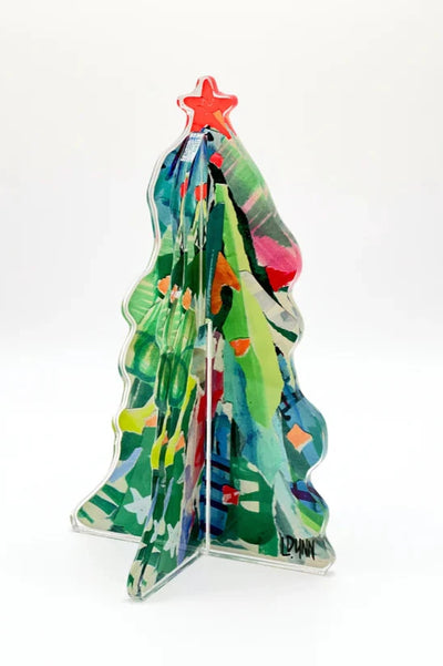 3-D Adorned Christmas Tree, Dark Green