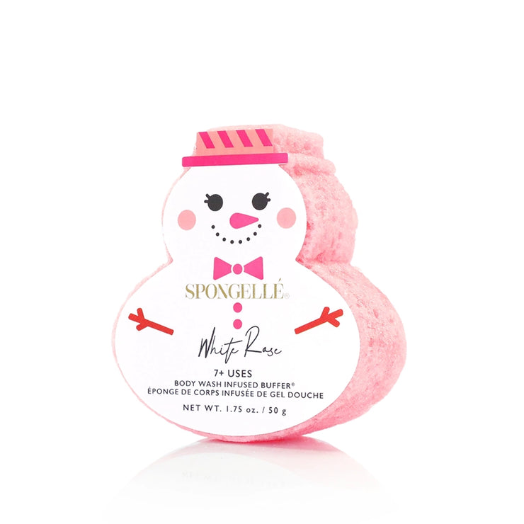 Snowman Buffer, White Rose