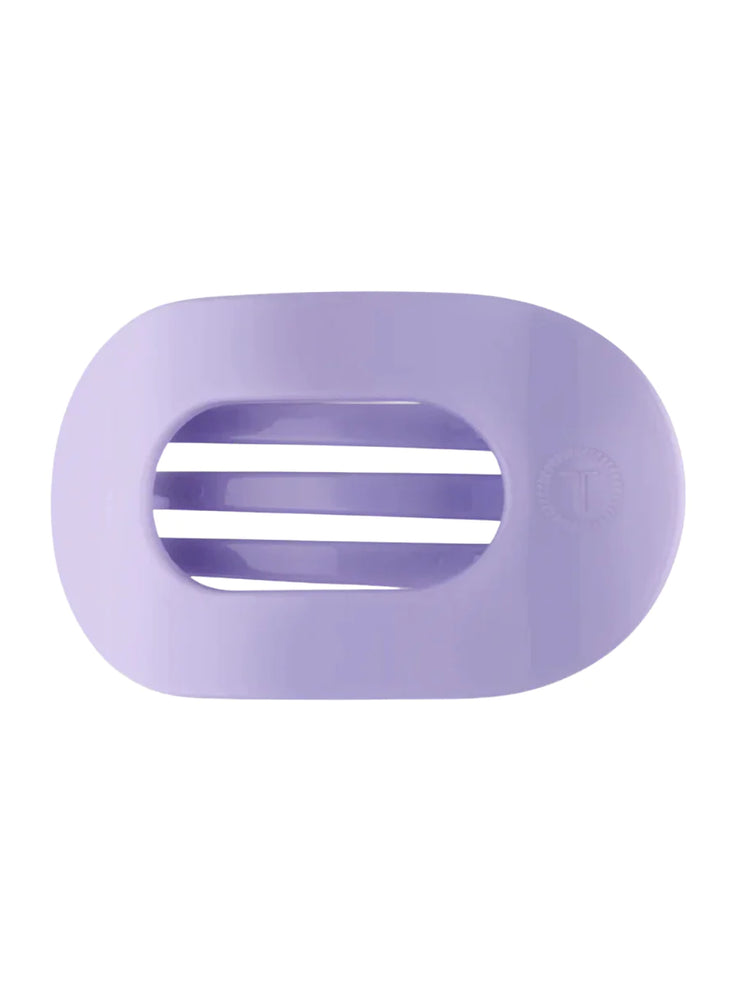 Large Flat Round Clip, Lilac You