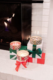 Festive Frasier Holiday Mercury Jar Candle