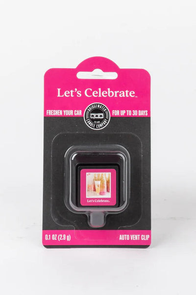 Let's Celebrate Auto Vent Clip