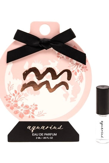 Zodiac Perfumette Card, Aquarius