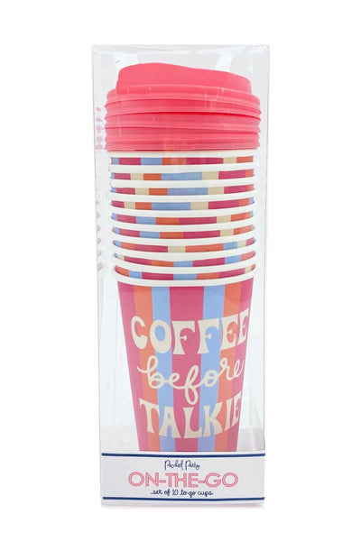 To-Go Coffee Cups, Coffee Before Talkie