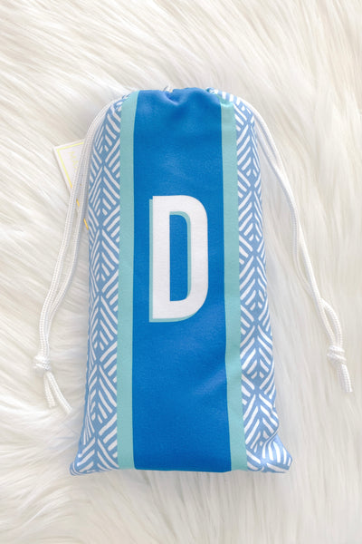 Initial Beach Towel, D