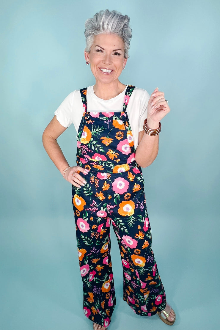 Floral Baby, Navy