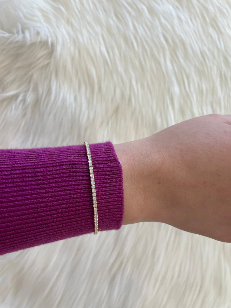 Delicate Bangle, Opal