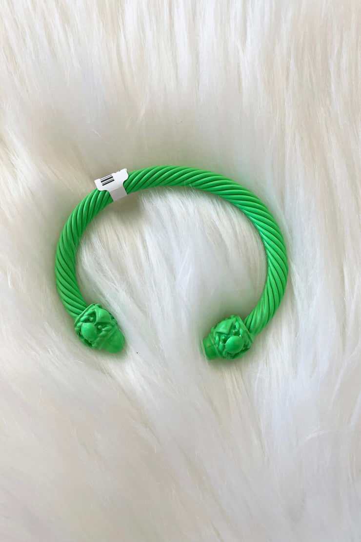 Colorful Cuff Bracelet, Green