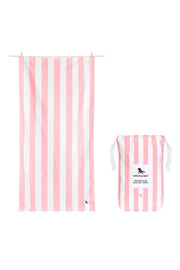 Beach Towel Cabana, Malibu Pink